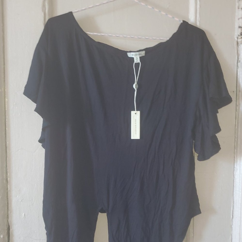 Tie front shirt and leotard